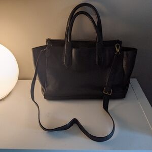 Fossil Knox Shopper + Fossil Zip Clutch/Wallet - Black Leather ($25 for both 📦)